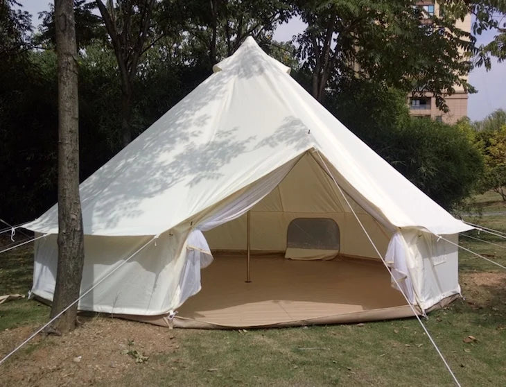 3M 4M 5M 6M Outdoor camping for family cotton canvas bell tent