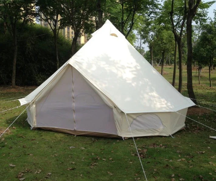 3M 4M 5M 6M Outdoor camping for family cotton canvas bell tent